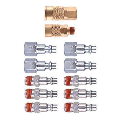 China 12PCS Hotels Air Tool Accessories Set Pneumatic Quick Coupler Kit for sale