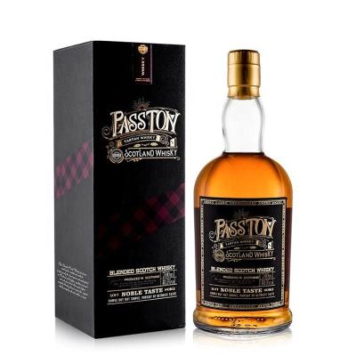 China OEM&ODM Hot Sale Passton Whiskey 40%vol Scottish Whiskey Liquor 700ml Gezi for sale