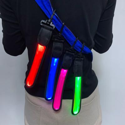 China Outdoor Camping Hiking Outdoor HIkling Traveling Light Led Bag Light Bag With Led Light Warning Led Strip For Bag for sale