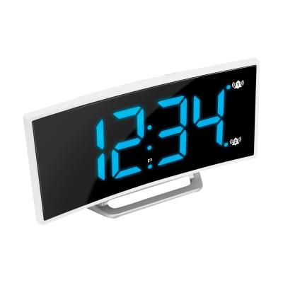 China Wholesale Minimalist Mirror Alarm Clock Digital LED Projection High Quality Multifunction Led Alarm Clock for sale