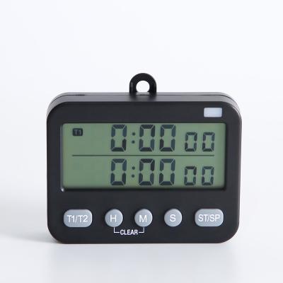 China Modern New Arrival High Quality 2 Channel Countdown Laboratory Kitchen Digital Timer for sale