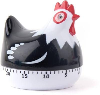 China Cartoon Minimalist Cute Study Timer Mechanical Kitchen Timer 60 Minutes Home Office Decor Countdown Rotating Kitchen Timers for sale