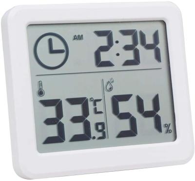 China Indoor Temperature, Humidity and Weather Plastic / LCD Display Mini Digital Thermometer Hygrometer Monitor for Home for sale