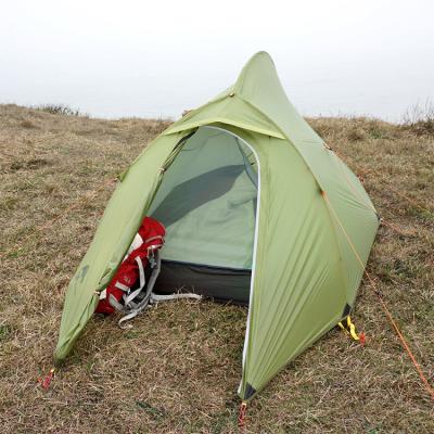 China Tube Type Tent Stake 1 Person Tent One Man Camping Tent Ultralight Waterproof Outdoor Backpcaking Tents for sale