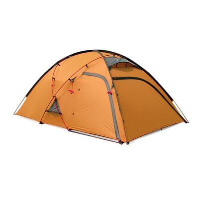 China Tube Type Tent Stake 210T Polyester Fabric PU 3000mm Waterproof 4 Man Family Camping Tent for sale