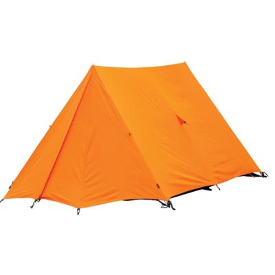 China Aluminum Outdoor Camping Double Layer Tent Stake Ridge Tent Double Layer Camping Tube Tent for sale