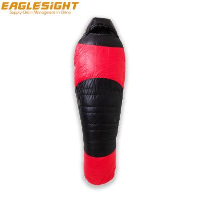 China Mummy's Compact Goose Down Fold Down Ultralight Sleeping Bag for sale