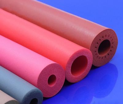 China Various Shape Durable Silicone Foam Hose Silicone Foam Sponge Tube For Tool Protection for sale