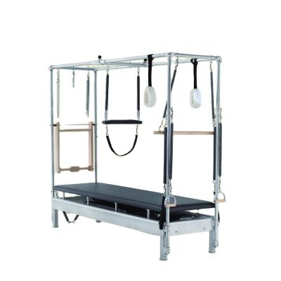 China Universal Yoga Training Core Bed Pilates Cadillac Indoor Use Fitness Equipment Pilates Reformer With Full Traps for sale