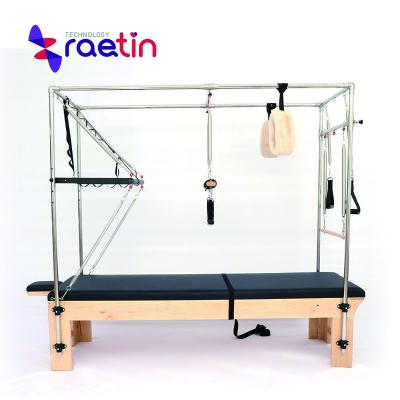 China Universal resistance machine double ring ties equipment gym reformers trapeze table pilates Cadillac bed for sale