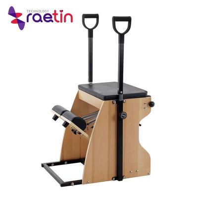 China Fitness Exercise Amazon Top Pilates Winds Chair Handles Pilates Combination Chair Springs Pilates Reformer Folding Stable for sale