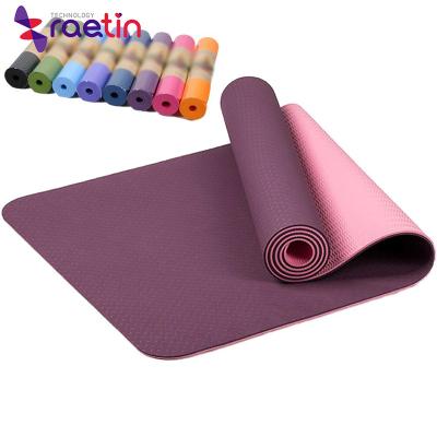 China Nature Pilates Mat Natural Rubber Custom Printed Eco-Friendly Suede Sticky Yoga Mat for sale