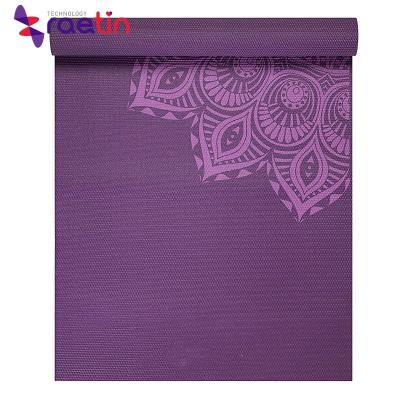 China Hot Selling Eco-friendly Non-slip Fitness Yoga Mat High Density Anti-Tear Natural OEM Customized Logo Color Feature Yoga Mat for sale