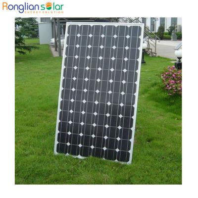 China Price 180w 185w 190w 200w Silicon Panel Mono Monocrystalline Ronglian Solar PV Modules PV Panel 190 Watt Solar Panel for sale