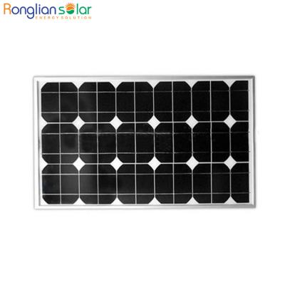 China Cheap Ronglian Mini Monocrystalline 65w mono solar panel 65w monocrystalline silicon for home for sale