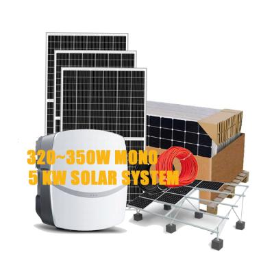 China Complete home solar system 12KW 15KW 16KW 18KW 20KW on grid solar power system for sale