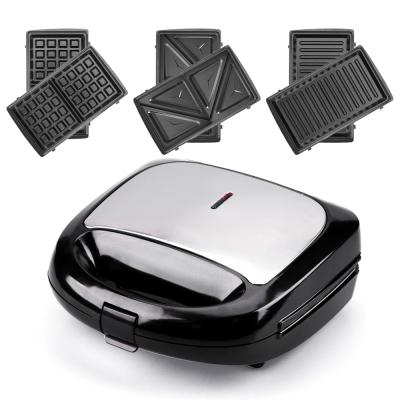 China Mini Portable Grill HAEGER Electric Press Grill Sandwich Maker With Nonstick Dishes Usefui Breakfast Maker Wholesale for sale