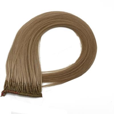 China Silky Straight Wave latest product is cotton yarn which is harmless to korean hair extensions of primary hair for sale