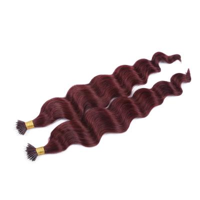 China Virgin 100% Remy Human Hair 24 inch European Virgin 10a Cuticle Aligned Loose Wave Nano Hair Extension for sale