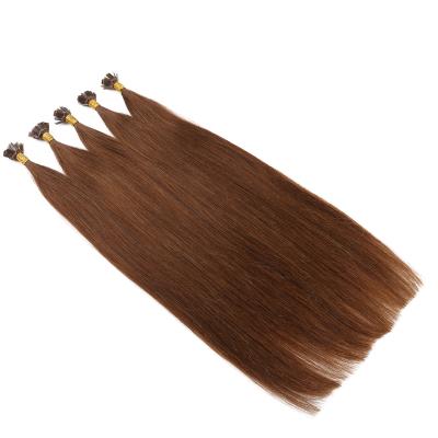 China Afro 100% Remy Human Hair Flat Tip 16-24 inch 9A Virgin Remy Human Hair Extensions Silky Straight for sale