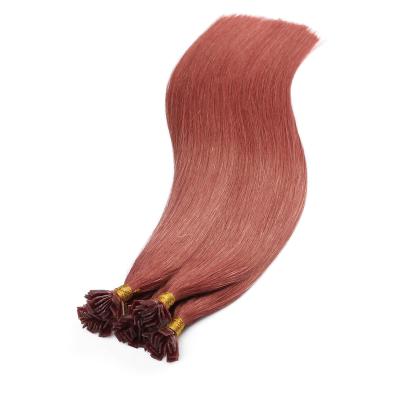 China 100% Cheap Remy Human Hair Custom 9A Virgin Hair Extensions, Silky Straight Flat Tip Hair Extensions Wigs for sale