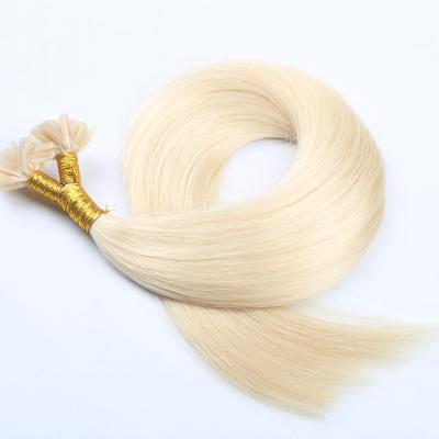 China Itip Silky Straight Double Wave Brazilian Blonde Remy Keratin Hair Extension U Tip Hair Extensions for sale