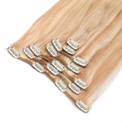 China Can Be Bleached Popular Brazilian Remy Human Natural Clip In Hair 100% Hair Extension for sale