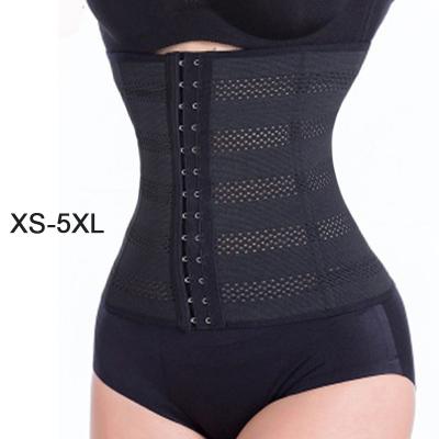 China Invisible Waist Trainers Faja Shaper Bone 3 Hook Bone XS Wrap Waist Trainer Corset Belt Cheap Breathable Steel Elastic Belly Slimming And Shape Wear for sale