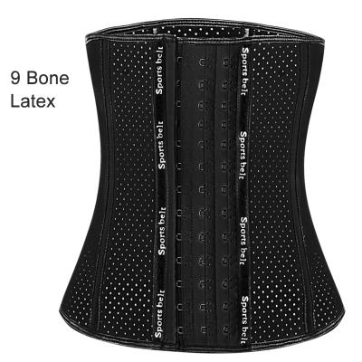 China Fajas Custom Wholesale Women Suppor Wechery Logo XS Belts Colombian Latex Corset Waist Trainer Latex Waist Trainer Entrainador De Cintura Breathable for sale