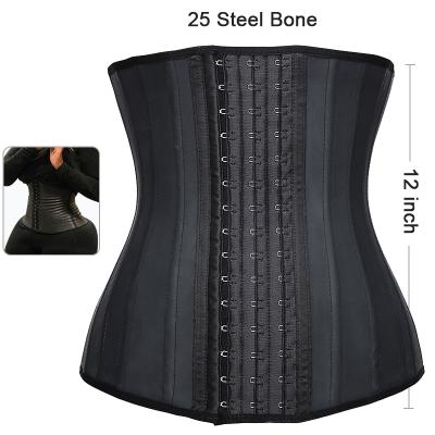 China Custom Made Men Women Fajas De Gaine Colombiennes Suppor Wechery Corset Girdle XS 6X Plus Size Steel Bone Latex Waist Trainer Long Torso Size 25 for sale