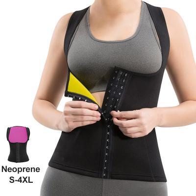 China Burn Cheap Fat Hook Chaleco De Neopreno Fajas Over Wechery Shaper Sweat Belt Sauna Corset Women Neoprene Vest Waist Trainer Custom for sale