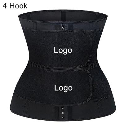 China Burn Wechery 4 Best Hook Xs Women Faja Cinturilla Ultra Thin Corset Fat Band Double Strap Sweat Belt Neoprene Waist Trainer Custom Logo for sale