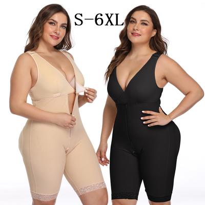 China Dropship Breathable Quality Plus Wholesale Colombian People Fat Body Shaper Fajas Shapewear Gaine De Mujer Full Waist Bodyshaper For Women for sale