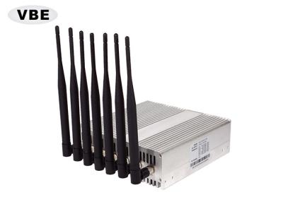 China 7 Bands 16W Wifi Signal Jammer CDMA / DCS / PCS 110V - 240VAC Power Supply for sale