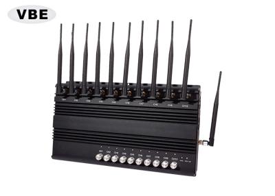 China Black Shell Wifi Signal Jammer 33dBm Average Output Power Signal Synchronization System for sale