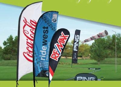 China All Kinds Advertising Flags And Banners , 2M 3M 4M 5M Outdoor Feather Flags for sale