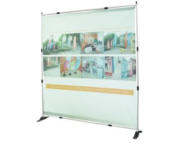 China 8 Feet / 10 Feet Graphic Banner Stand Backdrop Adjustable Type Digital Printing for sale