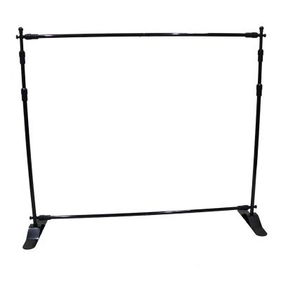 China Large Graphic Adjustable Display Stand , Backwall Telescopic Backdrop Stand for sale