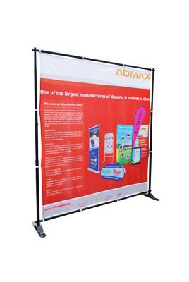 China Large Format Trade Show Banner Stands , Telescopic Trade Show Retractable Banners for sale