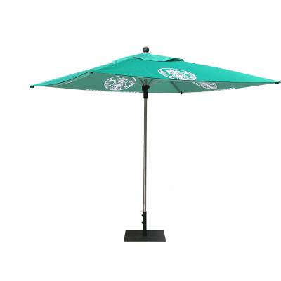 China Parasol Printed Patio Umbrellas , Promotional Branded Beach Umbrella for sale