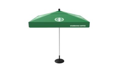 China Outdoor Advertising Beach Umbrellas UV Resistance Custom Printing Color for sale