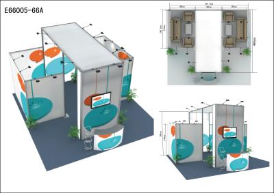 China Aluminum Pop Up Trade Show Display , Graphic Pop Up Trade Show Booth for sale