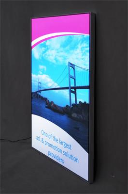 China SEG Fabric Frames LED Light Box Textile Fabric Single Sided Custom Color for sale