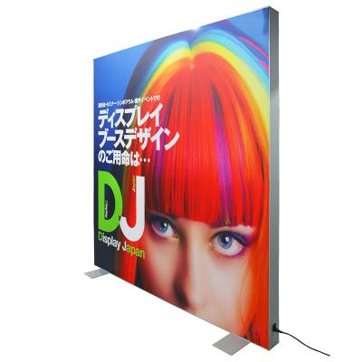 China Fabric Advertisement Light Box Textile Backlit Frame Double Visible Surface for sale