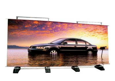 China Custom Double Sided Retractable Banner Stand , Outdoor A Frame Roll Up Banner Stand for sale