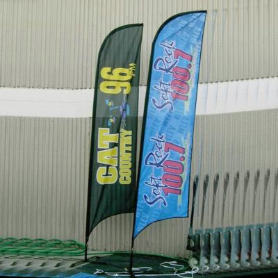 China Advertising Feather Flags , outdoor Flying banners for Tradeshow for sale