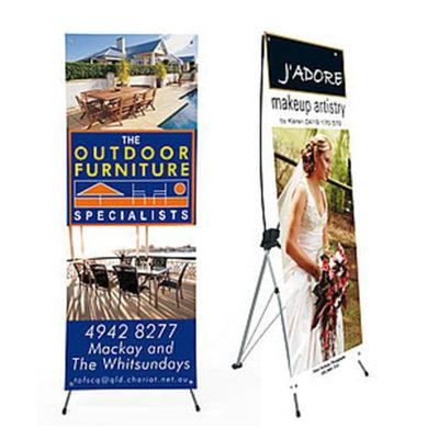 China Advertising x banner standing banner promotional display economic printing x-banner for sale