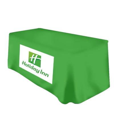 China Customized fabric table cloth/tradeshow table cloth for advertising for sale