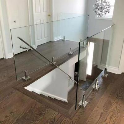 China Building  Glass Balcony Railing Tempered Glass Railing System for sale