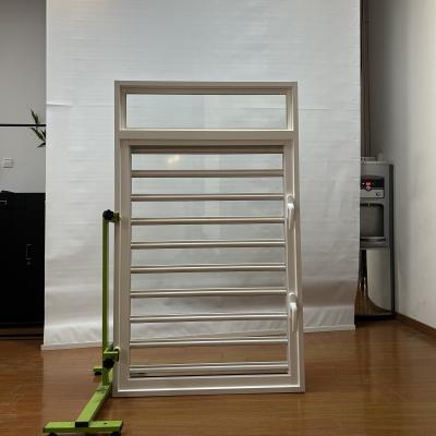 China Glass Blade  Aluminium Louver Window Modern  Aluminium External Window Louvres Large for sale